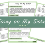 My Sister Essay – 10 Lines, 250 Words, and 500 Words