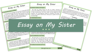 My Sister Essay – 10 Lines, 250 Words, and 500 Words