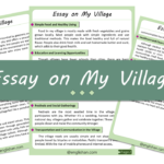 My Village Essay – 10 Lines, 250 Words, and 500 Words