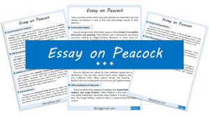 Peacock Essay – 10 Lines, 250 Words, and 500 Words
