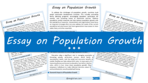 Population Growth Explained - Sample Essay PDF & Image