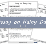 Rainy Day Essay – 10 Lines, 250 Words, and 500 Words