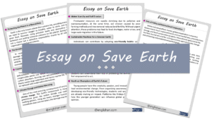 Save Earth Essay – 10 Lines, 250 Words, and 500 Words