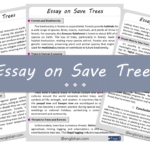 Save Trees Essay – 10 Lines, 250 Words, and 500 Words