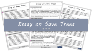Save Trees Essay – 10 Lines, 250 Words, and 500 Words