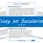 Secularism Essay – 10 Lines, 250 Words, and 500 Words