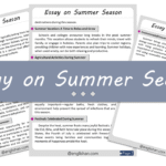 Summer Season Essay – 10 Lines, 250 Words, and 500 Words