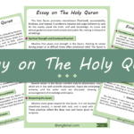 The Holy Quran Essay – 10 Lines, 250 Words, and 500 Words