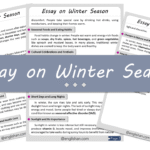 Winter Season Essay – 10 Lines, 250 Words, and 500 Words
