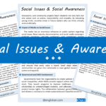 Social Issues and Social Awareness Essay – 10 Lines, 250 Words, and 500 Words