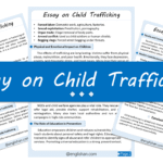Child Trafficking Essay – 10 Lines, 250 Words, and 500 Words