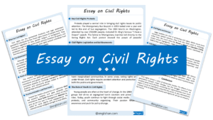 Civil Rights Essay – 10 Lines, 250 Words, and 500 Words
