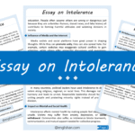Intolerance Essay – 10 Lines, 250 Words, and 500 Words