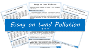 Land Pollution Essay – 10 Lines, 250 Words, and 500 Words