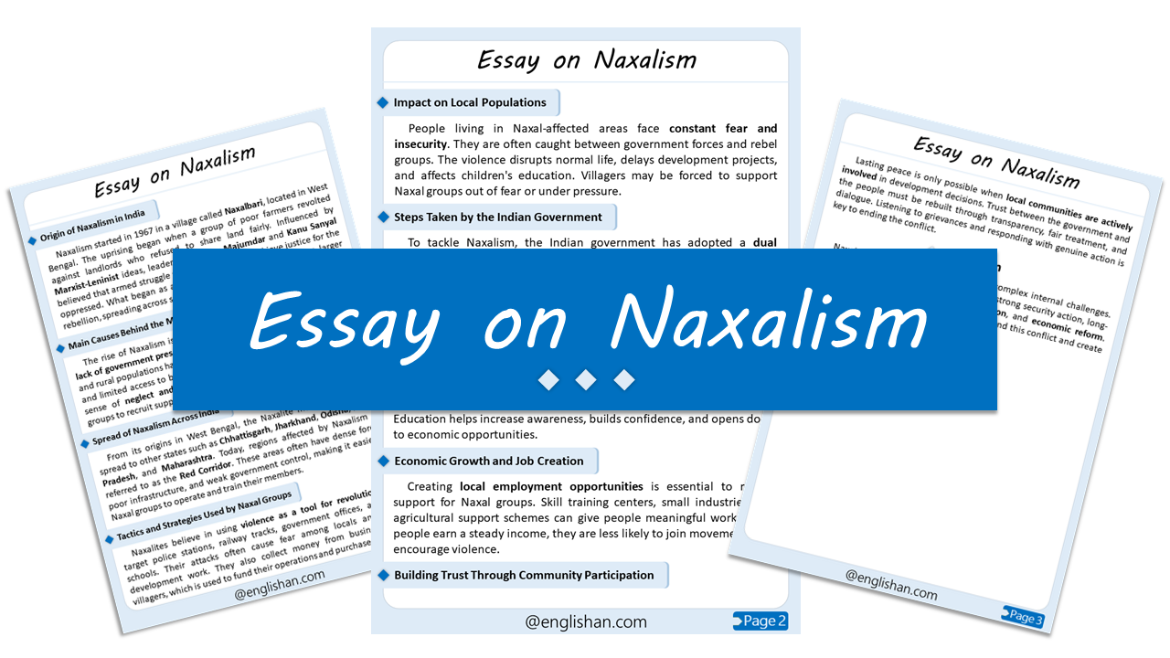 Naxalism Essay – 10 Lines, 250 Words, and 500 Words