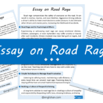 Road Rage Essay – 10 Lines, 250 Words, and 500 Words