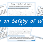 Safety of Women Essay – 10 Lines, 250 Words, and 500 Words