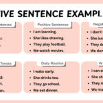 List of assertive sentence examples in sentences for practice