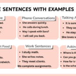 Daily Use Sentences In English: Complete Example List