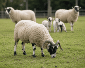 Norfolk horn sheep