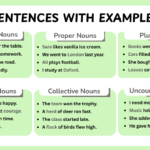Noun sentences used in English grammar with example sentence structure