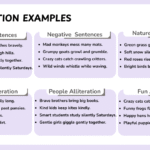 Alliteration examples in sentences for English learners
