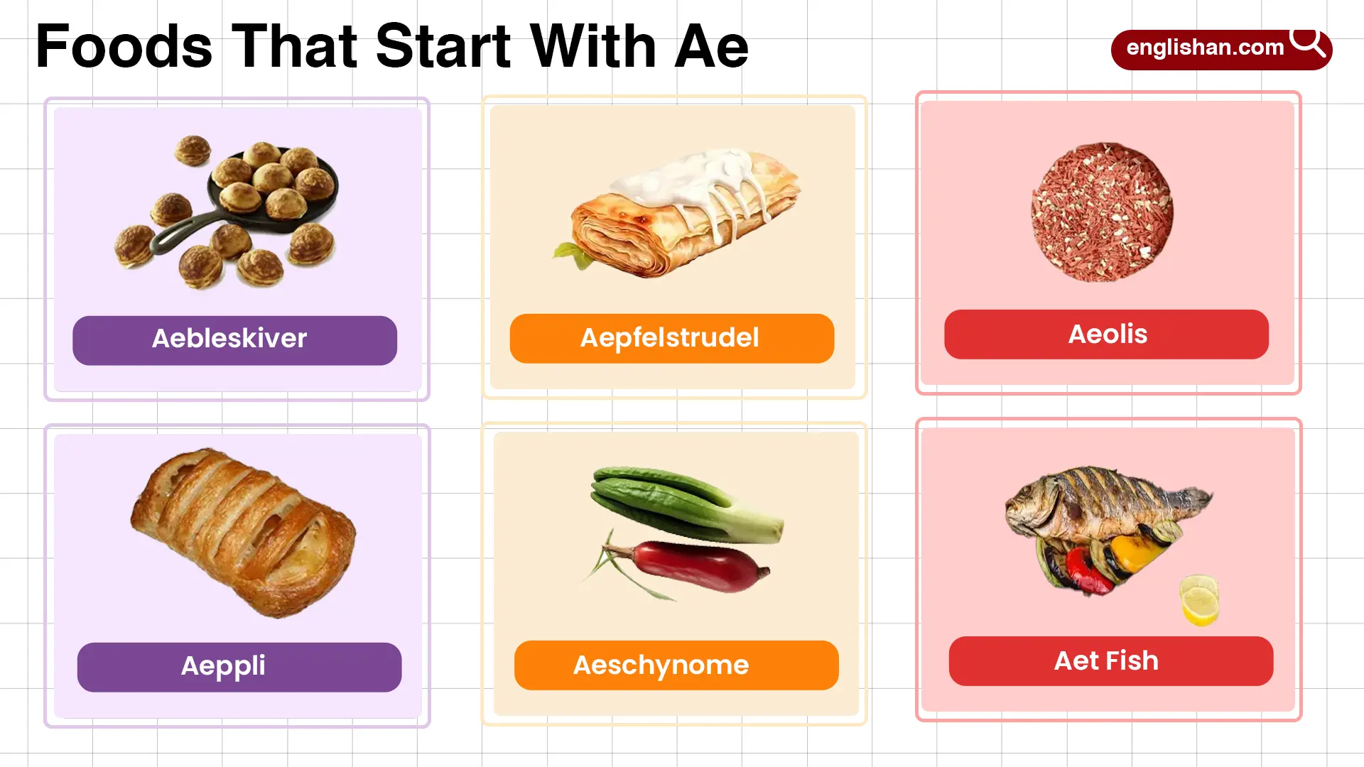 Foods That Start With Ae In English With Pictures