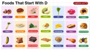 Foods That Start With D In English With Pictures