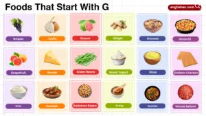 65 Foods That Start With G With Names and Pictures