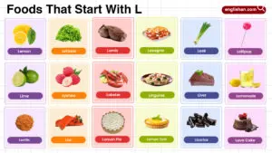 Foods That Start With L with Their Names and Pictures