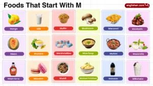Foods That Start With M with Their Names and Pictures