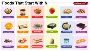 Foods That Start With N with Their Names and Pictures