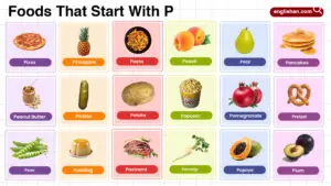 Foods That Start With P In English With Pictures