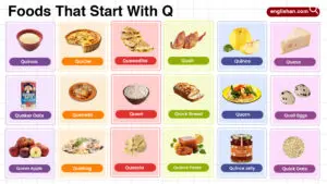 Foods That Start With Q with Names and Pictures