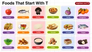 Foods That Start With T In English With Pictures