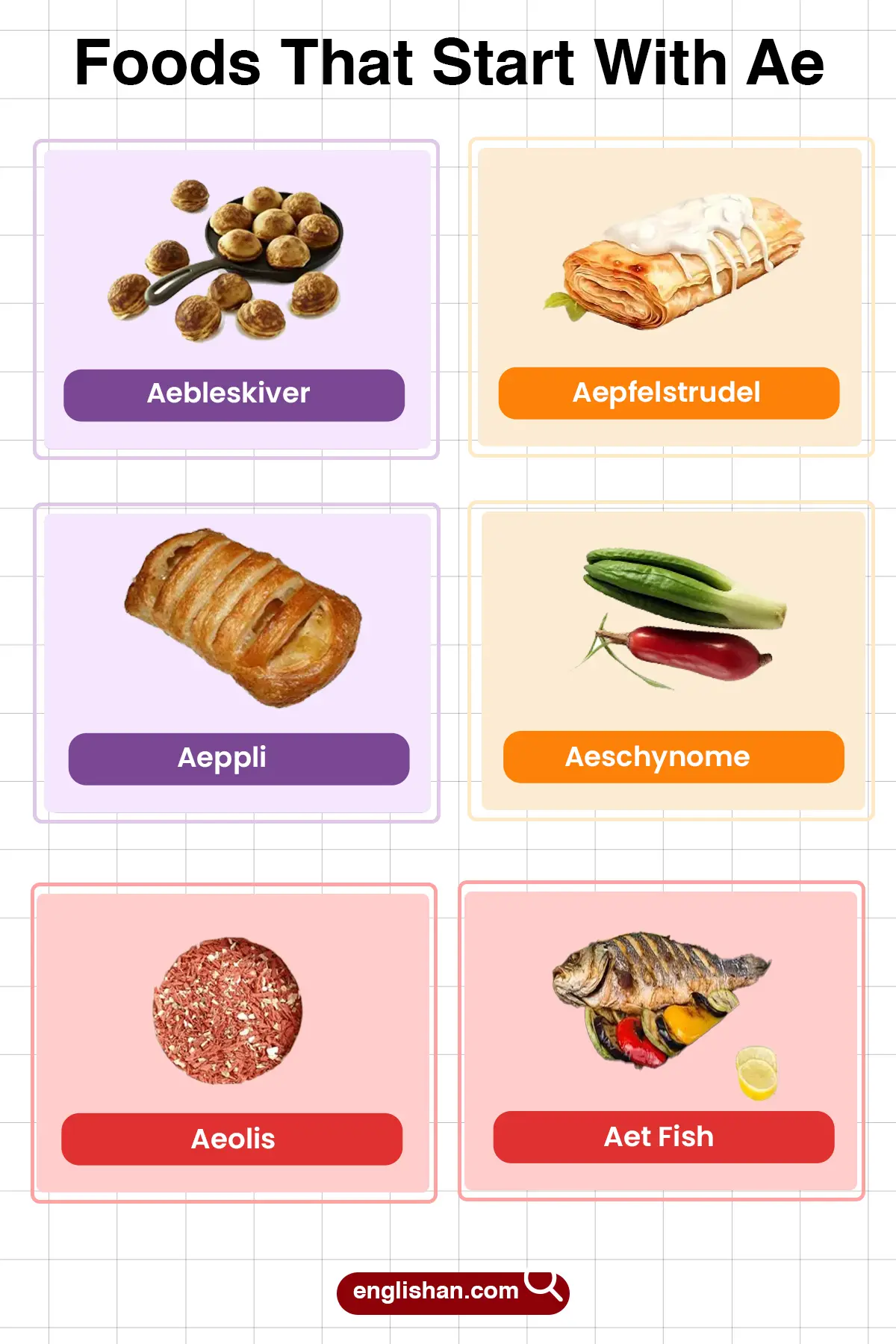 List of Foods That Start With Ae