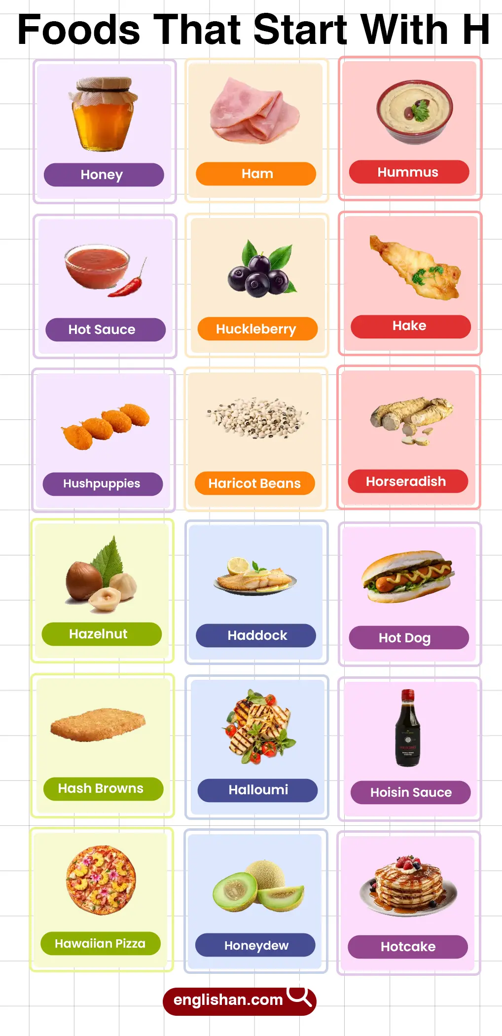 List of Foods That Start With H
