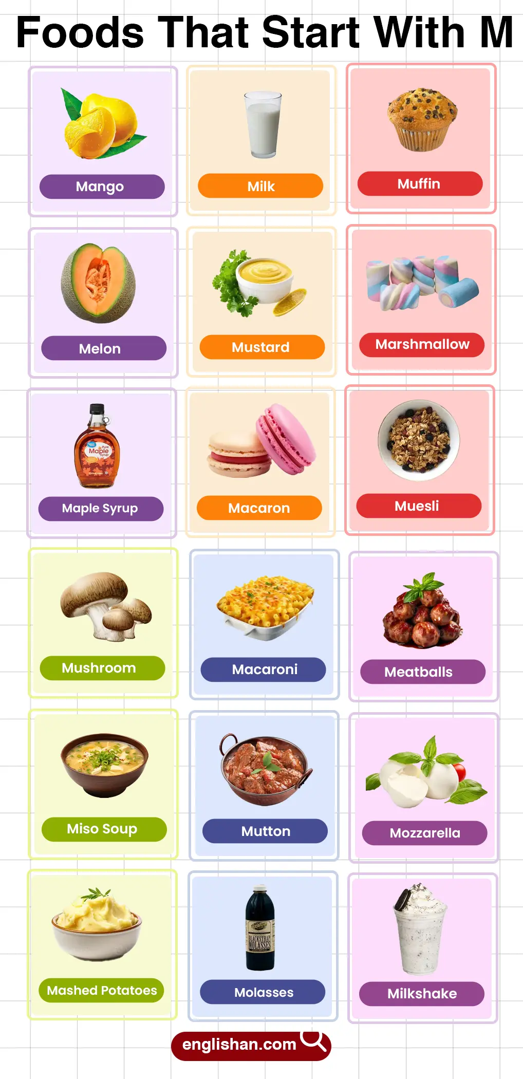 List of Foods That Start With M