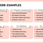 Stative Verb Examples In English Sentences