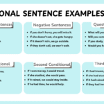 List of conditional sentence examples in sentences