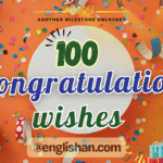 Heartfelt congratulation wishes with flowers and greeting card