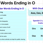 3 Letter Words Ending in O – Vocabulary Word List
