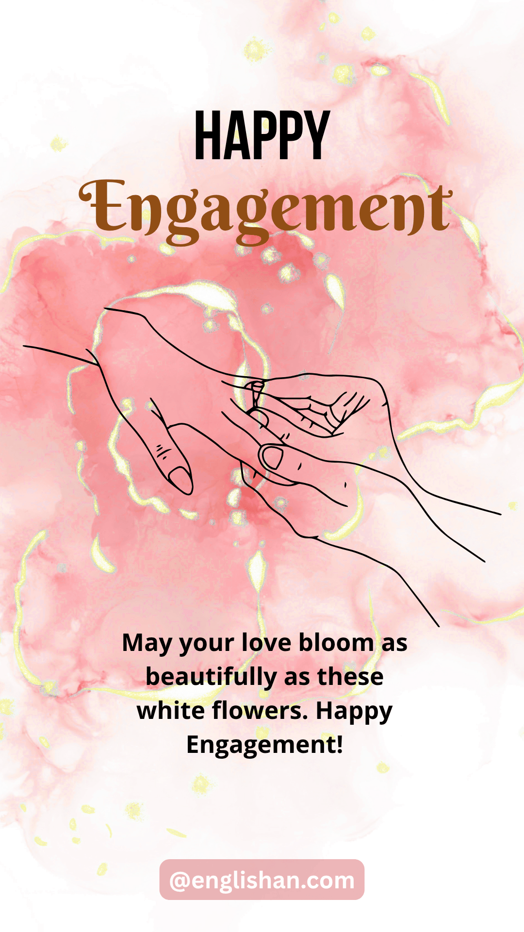 Funny happy engagement wishes image