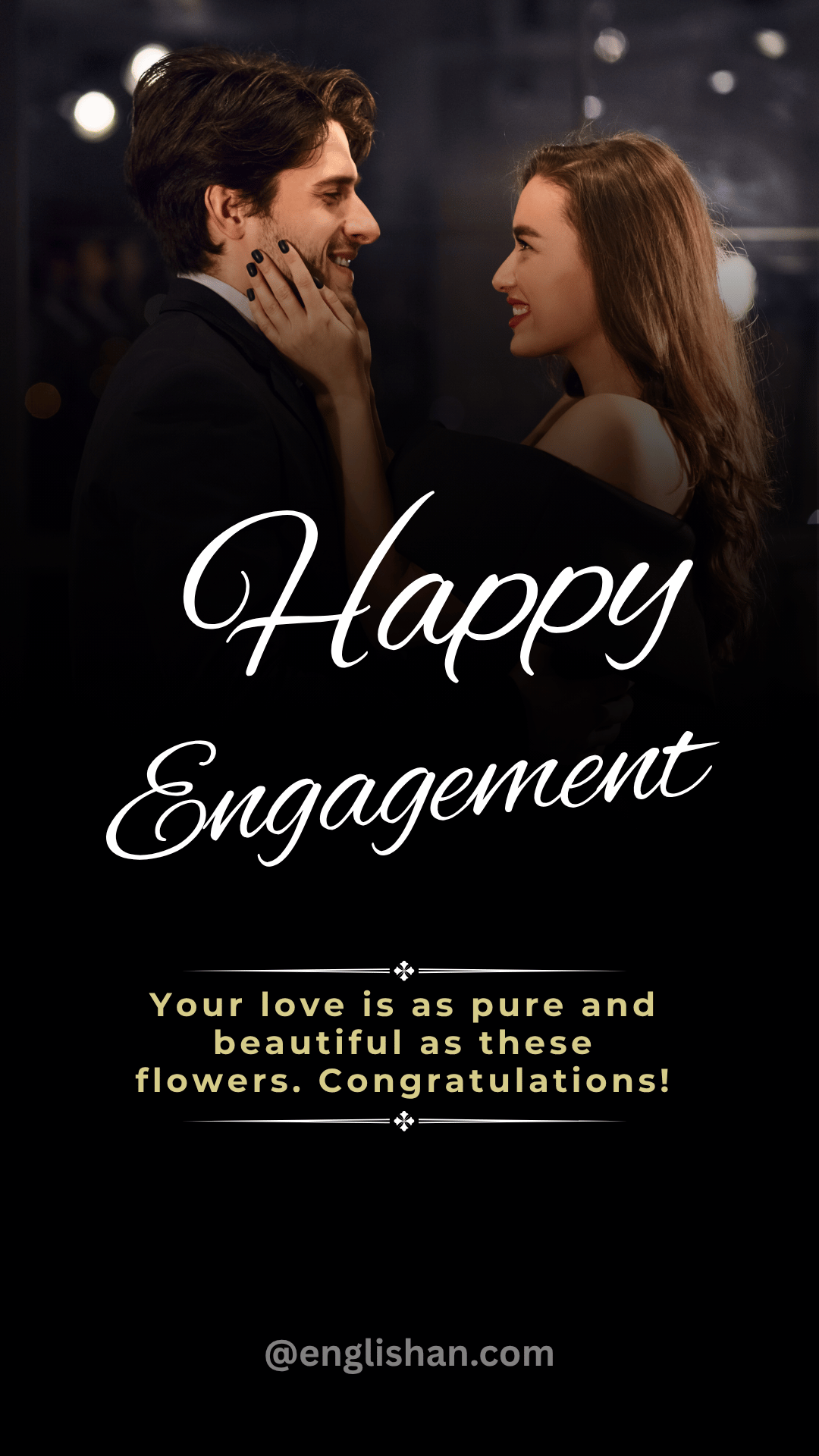 Instagram captions happy engagement wishes