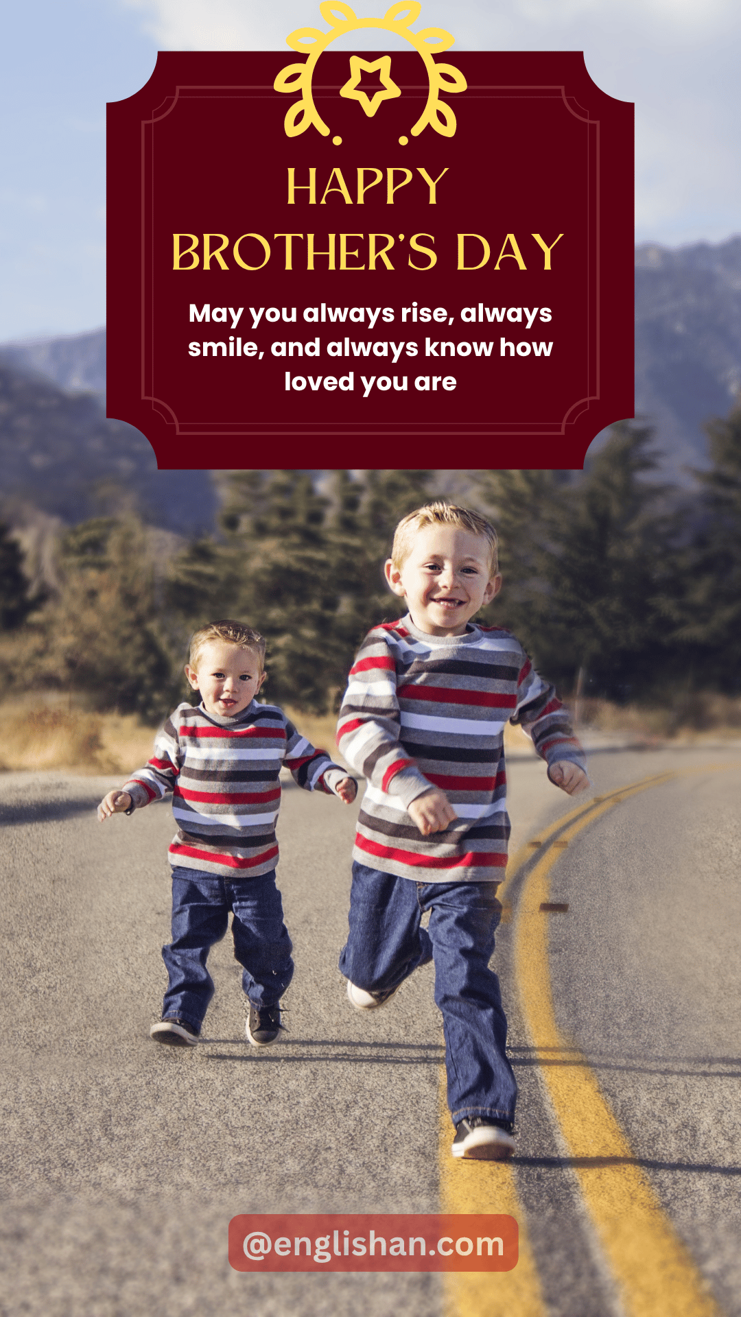 Cute Happy Brother’s Day messages for younger brother