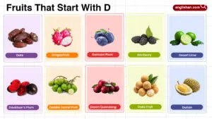 Fruits that start with D, tropical, rare, healthy varieties