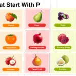 Fruits that start with P including tropical, citrus, berry