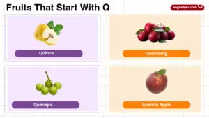 Fruits that start with Q including tropical, rare, and sweet