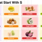 Fruits that start with S including tropical, citrus, and berry types