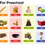 List of Preschool Words That Start With Letter B